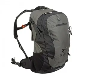 Backpack AUTHOR A-B Twister GSB X7 — 30 L, anatomical back, ventilated, waist and chest belts, helmet holder, H2O pocket, reflective strips, black/grey