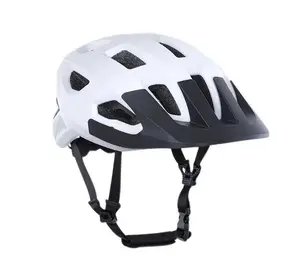AUTHOR Vento InMold LED USB bicycle helmet model 9000913, size adjustable 58–61 cm, silver/white