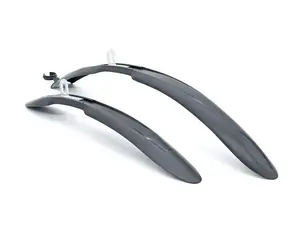 Mudguards AUTHOR AXP-04 for 24"–27.5" wheels, black, front/rear bike fenders