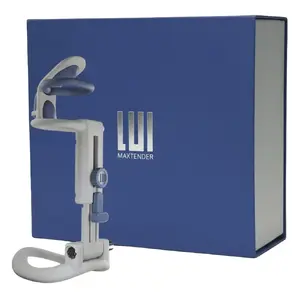 Экстендер для полового члена LUI MAXTENDER Maxtender Grey & Blue (L) – тракционный аппарат с жидким медицинским силиконом, Adaptive Gear Tech