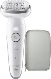 Epilator BRAUN Silk-epil 9 Sølv model 963404 – wet & dry electric epilator, multi-functional hair removal