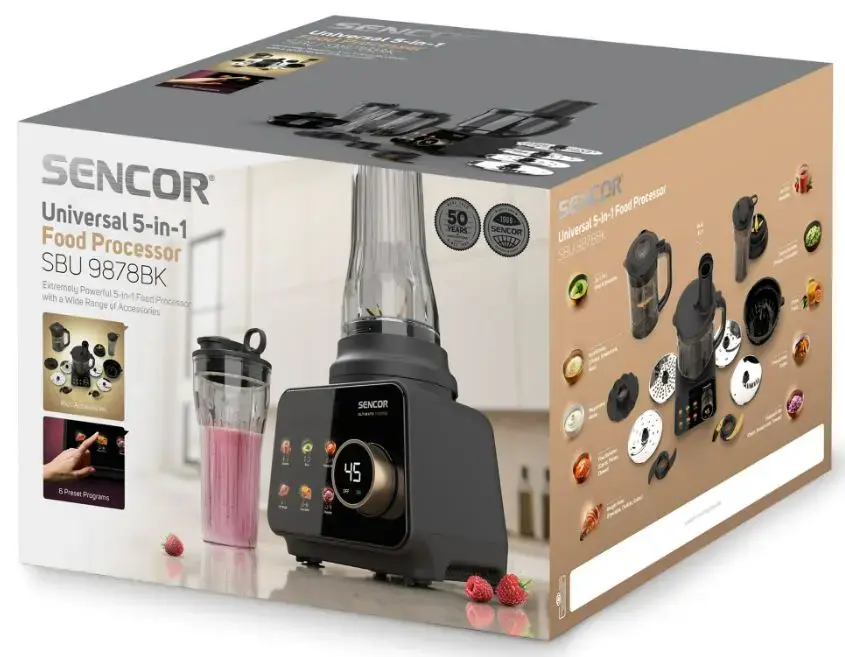 SENCOR SBU9878BK virtuves kombains 1500 W Photo 12
