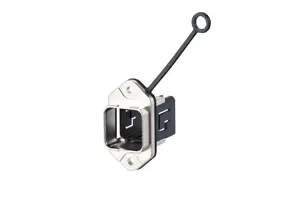 Встраиваемая розетка IP67 V14 MetzConnect 14010833C0MN для промышленного монтажа, водозащищённый интерфейс