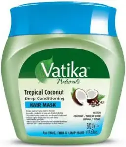 Маска для ослабленных волос Dabur Vatika с тропическим кокосом 500 г