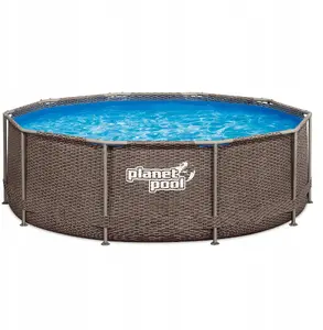 Avenli CF FRAME above-ground frame pool 305 x 91 cm, rattan finish