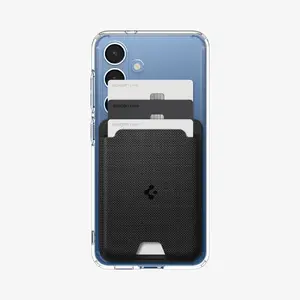 URBAN Spigen Urban Fit Wallet MagSafe priekš Samsung Galaxy S25 sērijas, melns