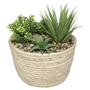 Artificial potted plant ATMOSPHERA model 179223 — decorative indoor plant, 19 cm height
