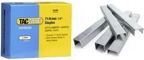 Staples TACWISE 71/14 mm galvanized, type 71 wire staples, 10,000 pieces, for upholstery and general stapling