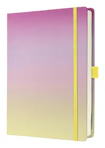 sigel BuJo Notizbuch Jolie Gradient Icecream A5+ точечная-линейная разлиновка, 120 г/м², кремовый (JB101)