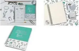 sigel Спиральный блокнот Jolie SKETCH Book JN698, A5, мятный, точечная разметка, 120 г/м² белая бумага, спираль