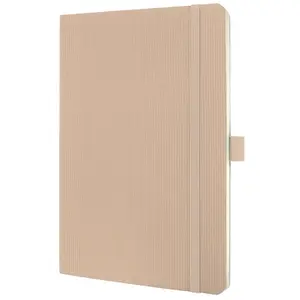 Блокнот sigel Conceptum CO333, A5 в линейку, бежевый, Softwave софтковер, 1 шт.