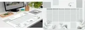 Коврик-планнер sigel Weekly Planner Nature HO590 — недатированный недельный планер, 30 листов, 80 г/м², склеенный