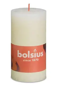Candle bolsius Shine rusticated pillar BOLSIUS2931 13 cm 60 h 2 pcs pearl finish