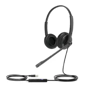 Vadu austiņas Yealink UH34 Lite — viena auss, saderīgas ar USB‑C/USB‑A