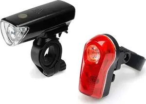 Bicycle Light Set Falcon Eye DUO model L-FN3-1L.2 — 50 lm front, 8 lm rear