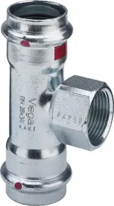 VIEGA pipe tee 22 x 1/2" stainless steel (model 558901)