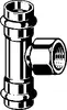 VIEGA pipe tee 22 x 1/2" stainless steel 558901 Photo 2