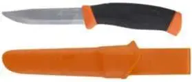 Nazis Morakniv Companion F Rescue, modelis 198360109 — glābšanas/ērtībām paredzēts nazis ar cieto asmeni un maksti