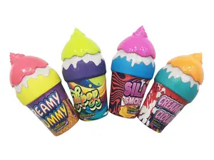 Bubble Solution Toy Koala G2660 — Bubbles in Ice-Cream Cup-Shaped Container (Random Color)