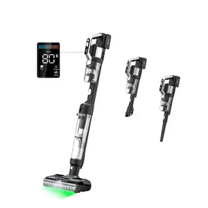 Bezvadu putekļsūcējs un mazgātājs Jimmy PW11 Plus — 400 W, 21,6 V, 4000 mAh, 40–75 min, mitrā sūkšana, melns/sudrabains