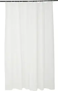 Штора для душа Douceur d'Interieur Vitamine белая 180x200 см