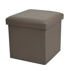 Пуф mega creative XYF1368B серый искусственная кожа Photo 1
