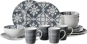 Kombiservice SALINA porcelain 16-piece set by ritzenhoff & breker, dishwasher-safe (model 423136)