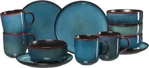 Breakfast set Ritzenhoff & Breker BALI 12-piece stoneware with reactive glaze, dishwasher-safe