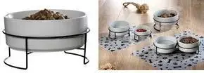 Ceramic Pet Bowl Ritzenhoff & Breker TARO 400 ml – grey stoneware, for water
