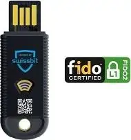 Security Key SWISSBIT iShield Key 1.1 FIDO2 USB-A — hardware authentication token
