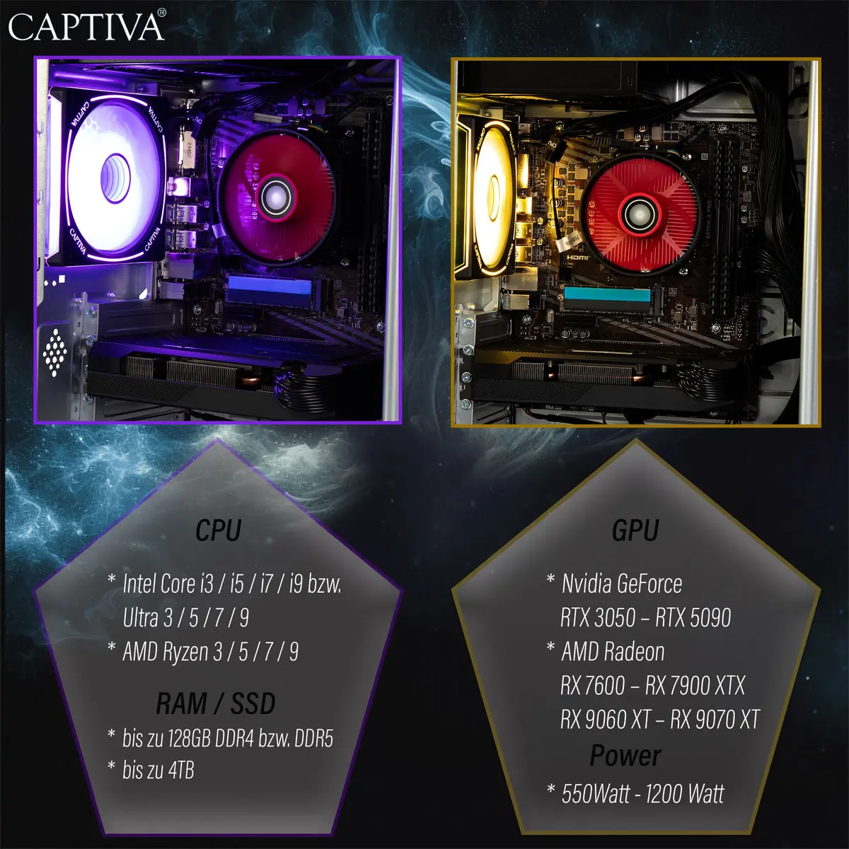 Captiva I10-1609 настольный ПК i5-14400F Arc B580 Photo 7