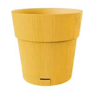 Puķupods ar paliktni Stefanplast Ethica Ø40 x 39 cm, 31 L, plastmasa, pašlaistīšanās, āra, no pārstrādāta materiāla