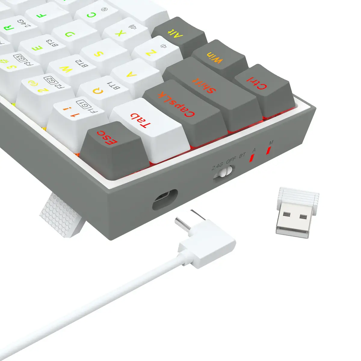 REDRAGON K631RGB-PRO-WG Castor механическая клавиатура Photo 6