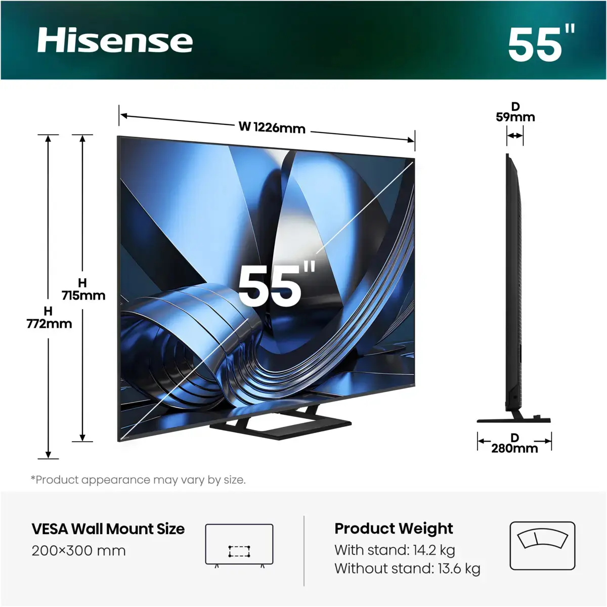 Hisense 55U7SE 4K Ultra HD Smart TV Photo 21