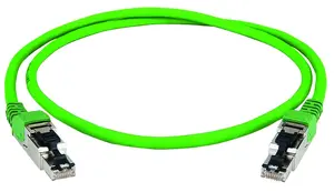 Network cable Telegärtner 100017353 Cat5 SF/UTP (S-FTP) Green, 20 m, M8–M8