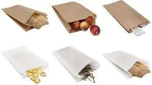 MAILmedia Seitenfaltenbeutel 160 x 60 x 280 mm, Cellulose Kraft 35 g/m², weiß, ohne Sichtfenster