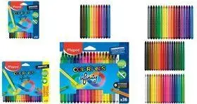 Colored Pencil Maped COLOR'PEPS INFINITY 12-pack case, long-lasting leads (Model 861602)