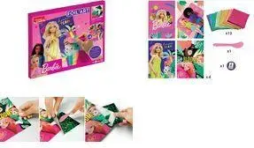 Maped FOIL ART radošais komplekts Barbie, 18 daļas — metālizēta folija