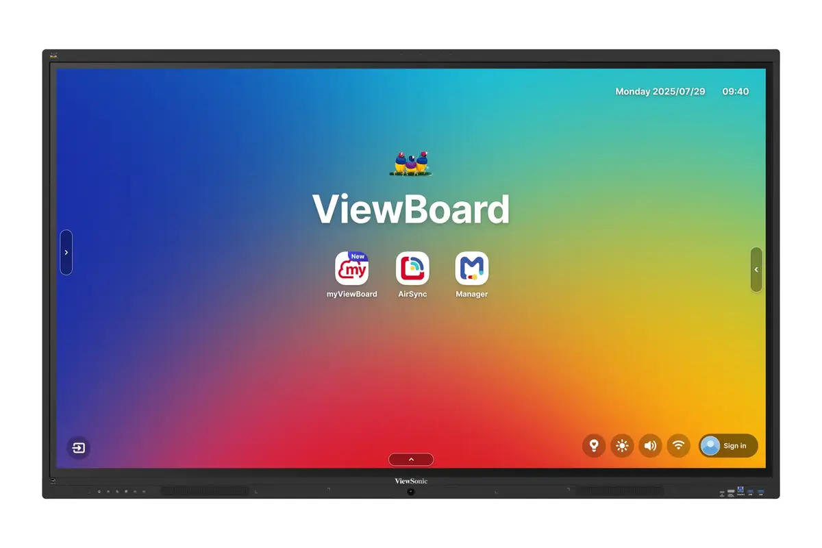 VIEWSONIC IFP5541‑1‑1C 98'' 4K interaktīvā tāfele Photo 4
