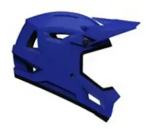 Full-face helmet BELL Sanction 2 – solid matte electric blue, size L (57–59 cm)