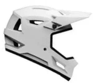 Full-face helmet BELL Sanction 2 — solid matte white, size XL (59–61 cm)