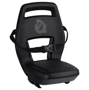 Детское велосипедное кресло Elibas QUIBBEL JUNIOR 6+ Longtail Edition Midnight Black — установка на багажник, нагрузка 35 кг