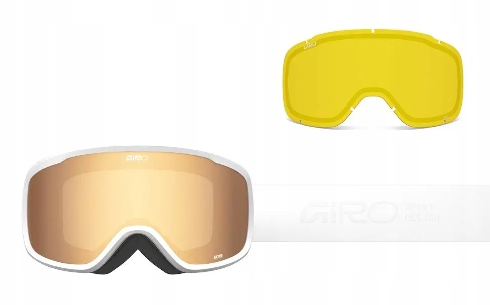 Slēpošanas brilles GIRO Moxie White Stacked