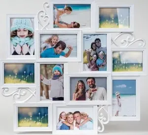 Photo frame FANDY Gallery for 12 photos, multi-opening collage frame, wall-mountable
