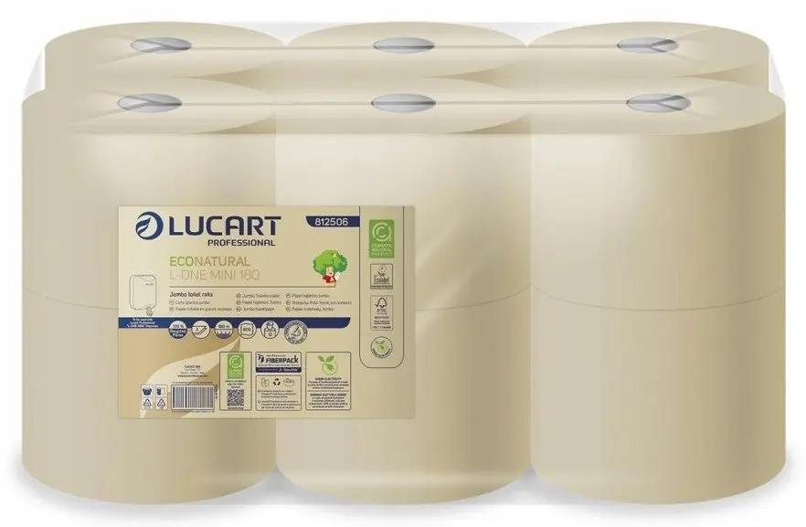 Tualetes papīrs Lucart EcoNatural L-ONE MINI