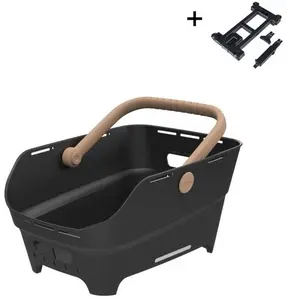 Задняя велосипедная корзина Basil CENTO NEO с MIK System, 21 л, чёрная