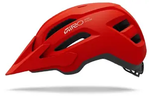 Helmet GIRO FIXTURE II — bike helmet, universal size 54–61 cm, Matte Flame Red