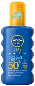 Sunscreen spray Nivea Sun Kids SPF 50 — Nivea, 200 ml, protective sun spray for children