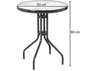 Apaļais galds LEOBERT ISLAND model_3996_1-ISLAND-PALO60 — apaļš galds 60 cm