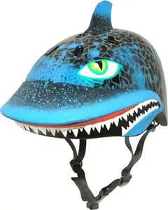 Bērnu juniors ķivere C-PREME SHARK ATTAX melna izm. S (5+ / 50–54 cm)